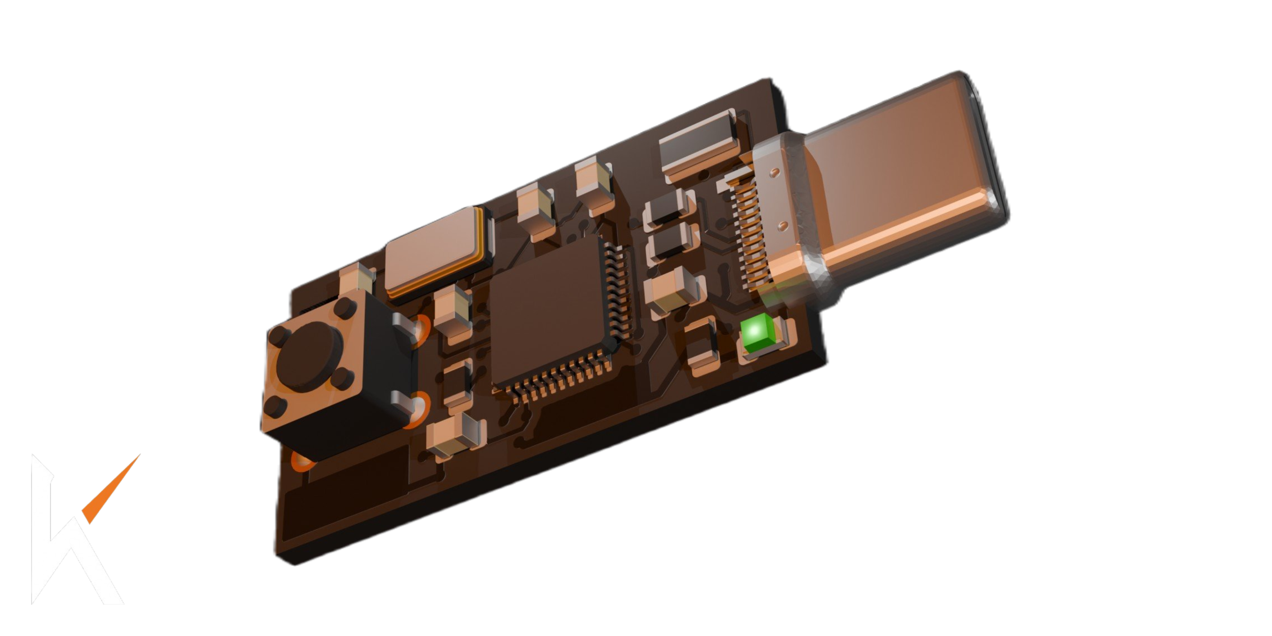 Kjern-32u4HID-C Kretskort